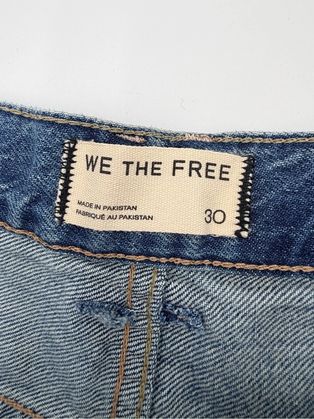 Free People We The Free Tippi Denim Shorts NWT Size 30